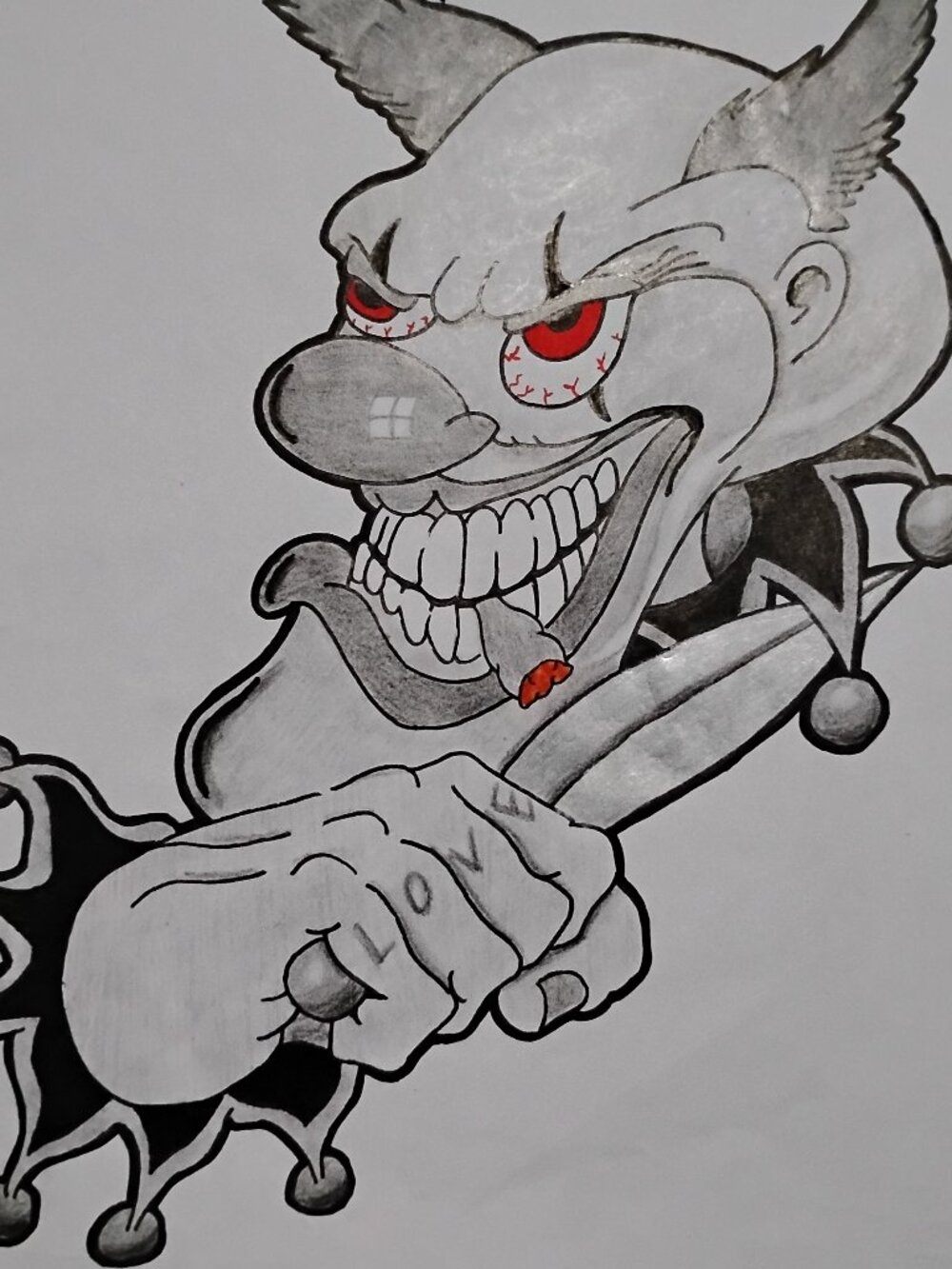 Clown Drawing